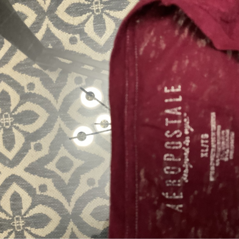 Aeropostale Burgundy Top